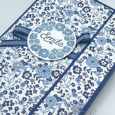 “Smile” Notebook with the Countryside Inn Designer Series Paper