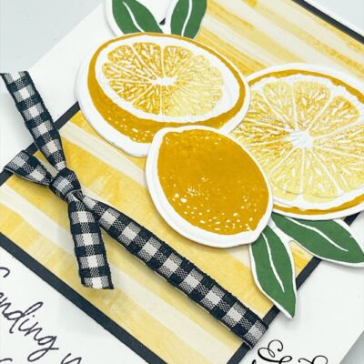 “Big Squeeze” Card with the Sweet Citrus Stamp Set