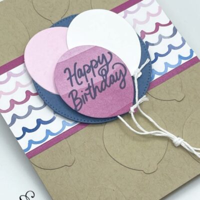 “Happy Birthday” Balloon Card