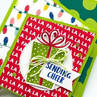 Sending Cheer Z Fold Card