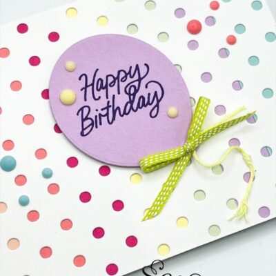 Dots & Spots Birthday Card