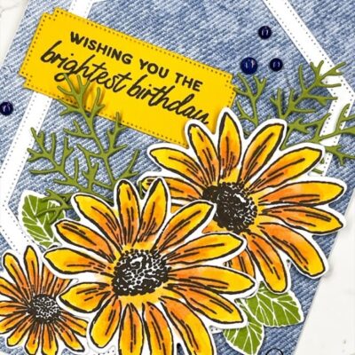 Cheerful Daisies Birthday Card