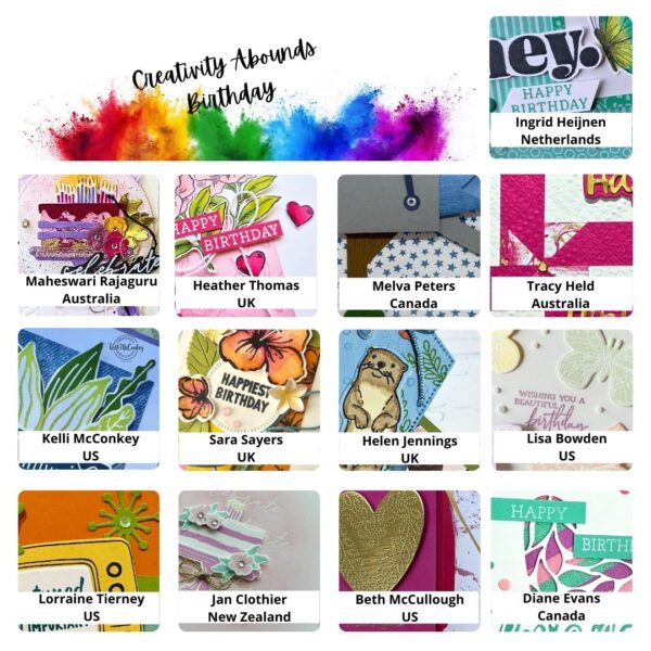 Birthday Theme - Creativity Abounds Mega Tutorial Pack (Dec2024)