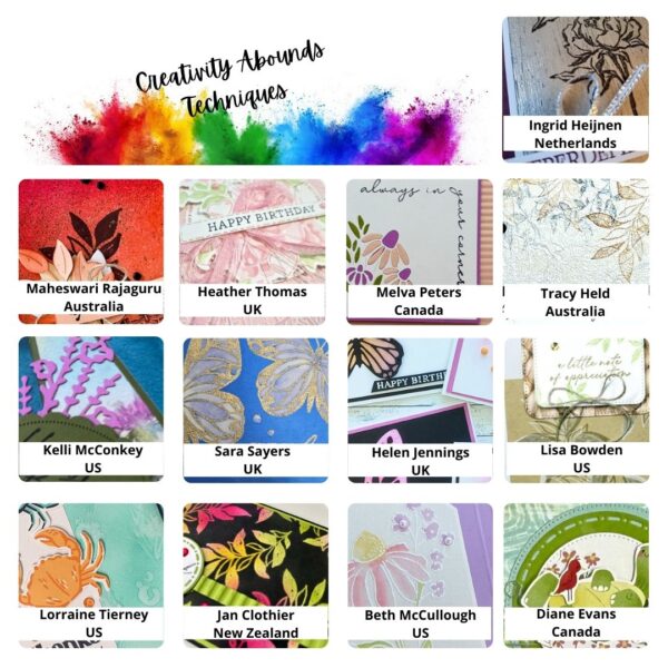 All About Techniques! Theme - Creativity Abounds Mega Tutorial Pack (Apr2025)