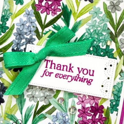 Florals in Bloom EASY DSP Card
