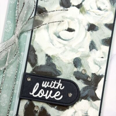 Beautiful Gallery Floral Book Binding Card