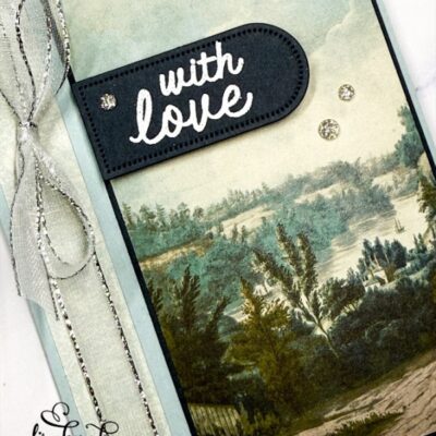Beautiful Gallery Book Binding Sympathy Card