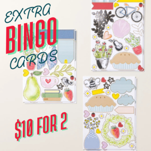 EXTRA CARDS for BINGO Night!