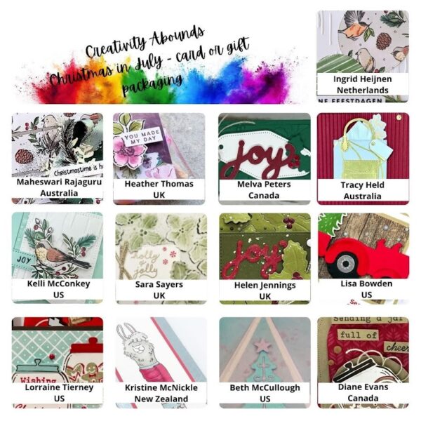Christmas in July - Creativity Abounds Mega Tutorial Pack (July2025)
