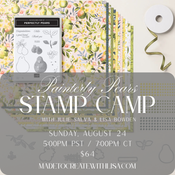 Painterly Pears Stamp Camp