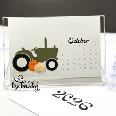 2026 DIY Desk Calendar Kit