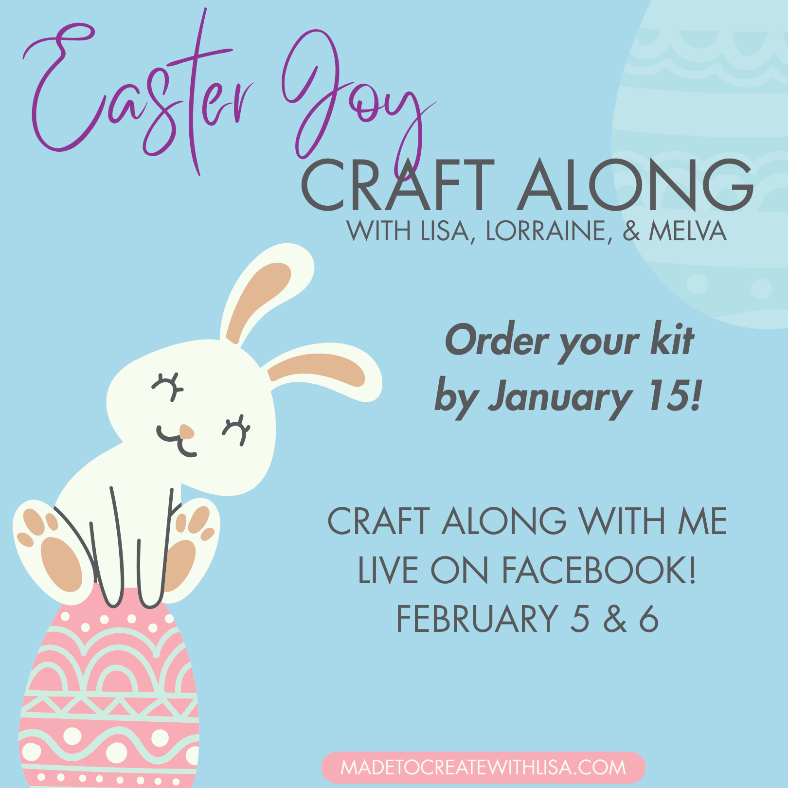 Easter Joy Craft Along *TUTORIAL ONLY*