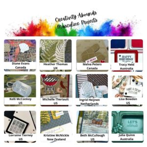 Masculine Cards Theme - Creativity Abounds Mega Tutorial Pack (May2026)