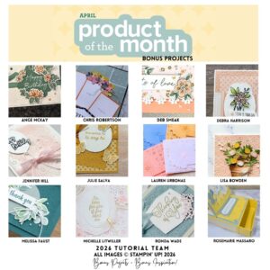 *TUTORIAL* April 2026 Product of the Month Mega Tutorial