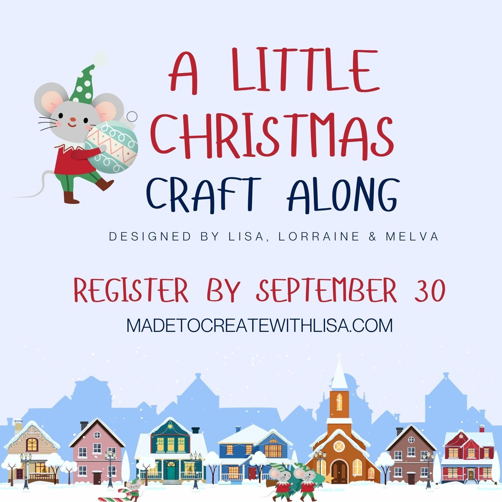 *TUTORIAL ONLY* A Little Christmas Craft Along